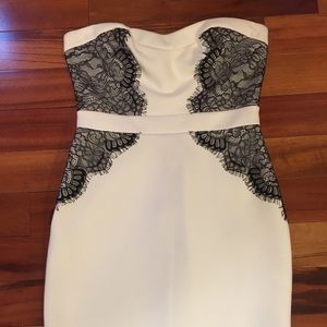 Guess strapless dress
